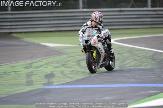 2010-05-08 Monza 0694 - La Roggia - Supersport - Free Practice - Jason DiSalvo - Triumph Daytona 675